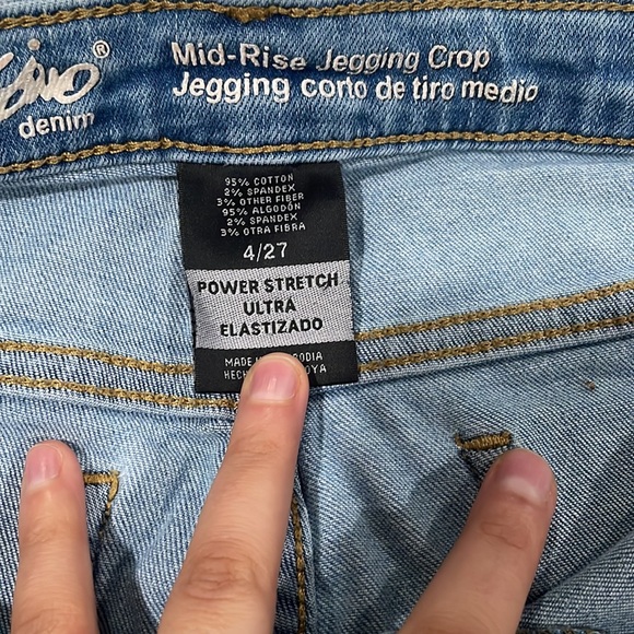 mossimo denim mid rise jegging size 4/27 - Picture 4 of 4